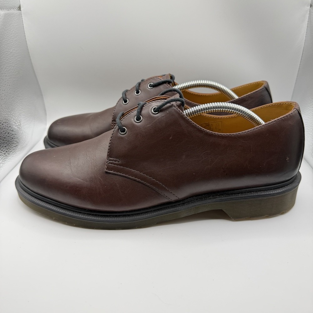 Dr Martens 1461 Brown Leather 3 Eye Oxford Shoes Men's 11 Women's 12 Doc Martens